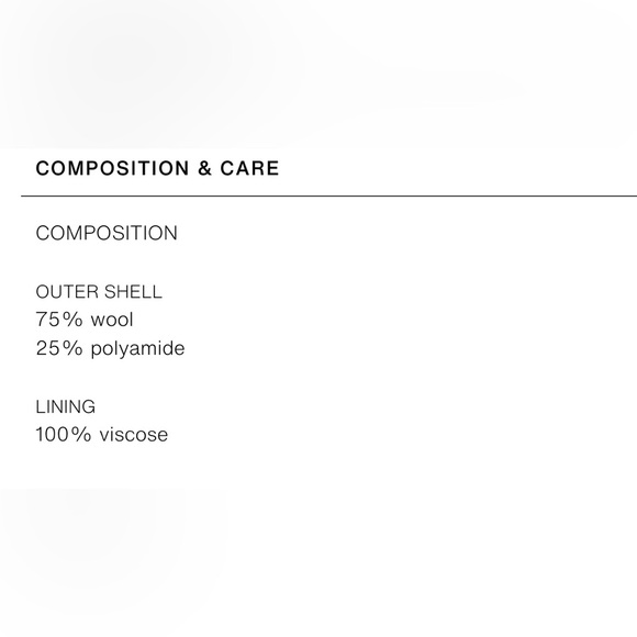 Zara Fitted Wool Blend Coat - Picture 15 of 15